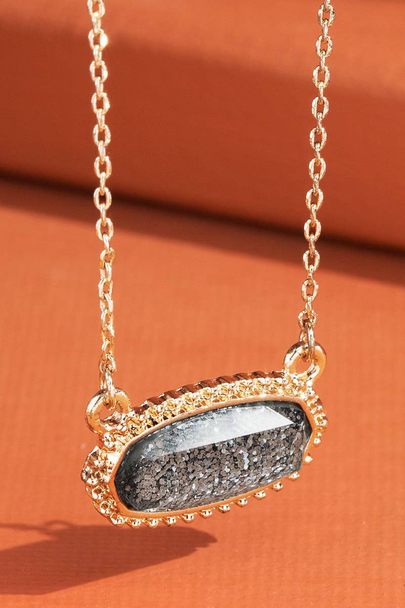 Resin Charm Necklace/ One Size