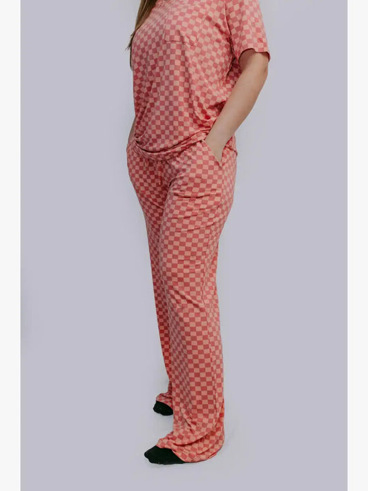 Cloud Modal Pajamas PANTS ONLY: Checkered